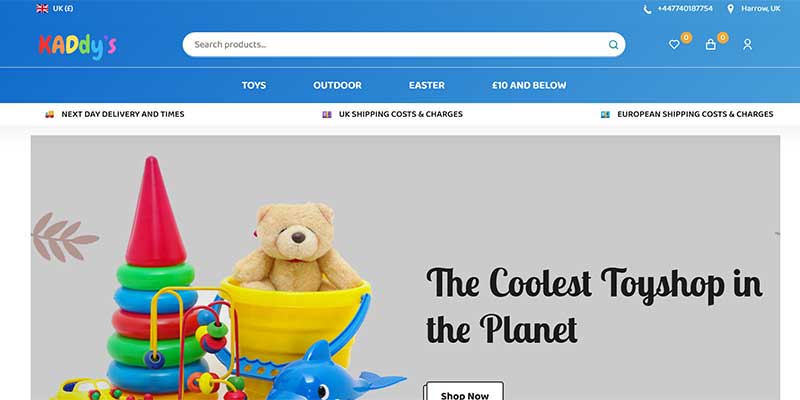 Kaddy Toy Store - Laravel E-Commerce